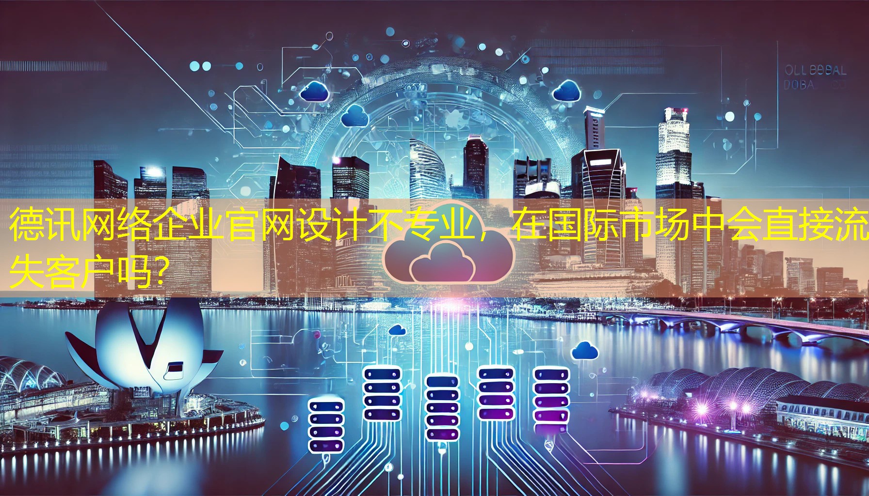 企业官网设计不专业，在国际市场中会直接流失客户吗？