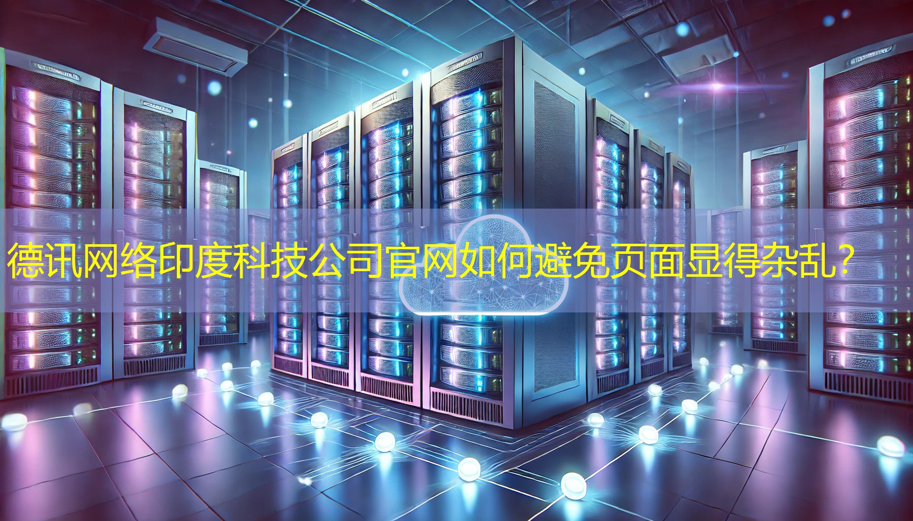 印度科技公司官网如何避免页面显得杂乱？