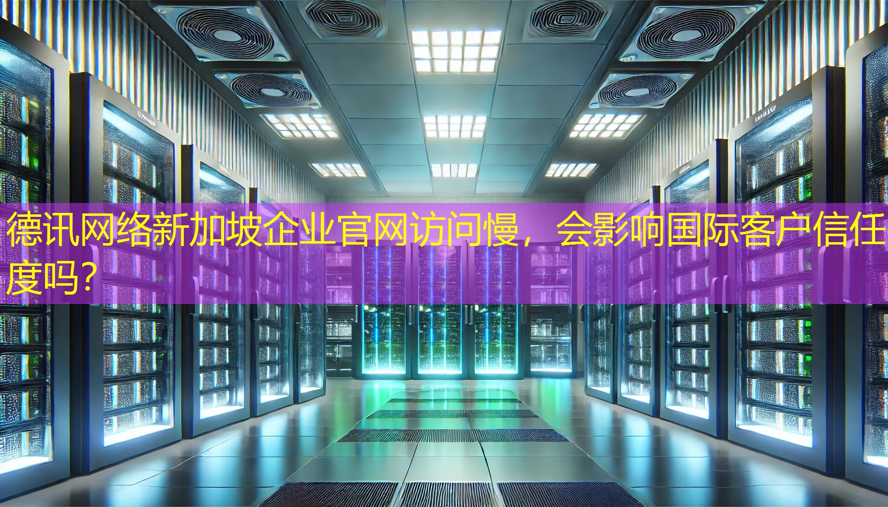 新加坡企业官网访问慢，会影响国际客户信任度吗？