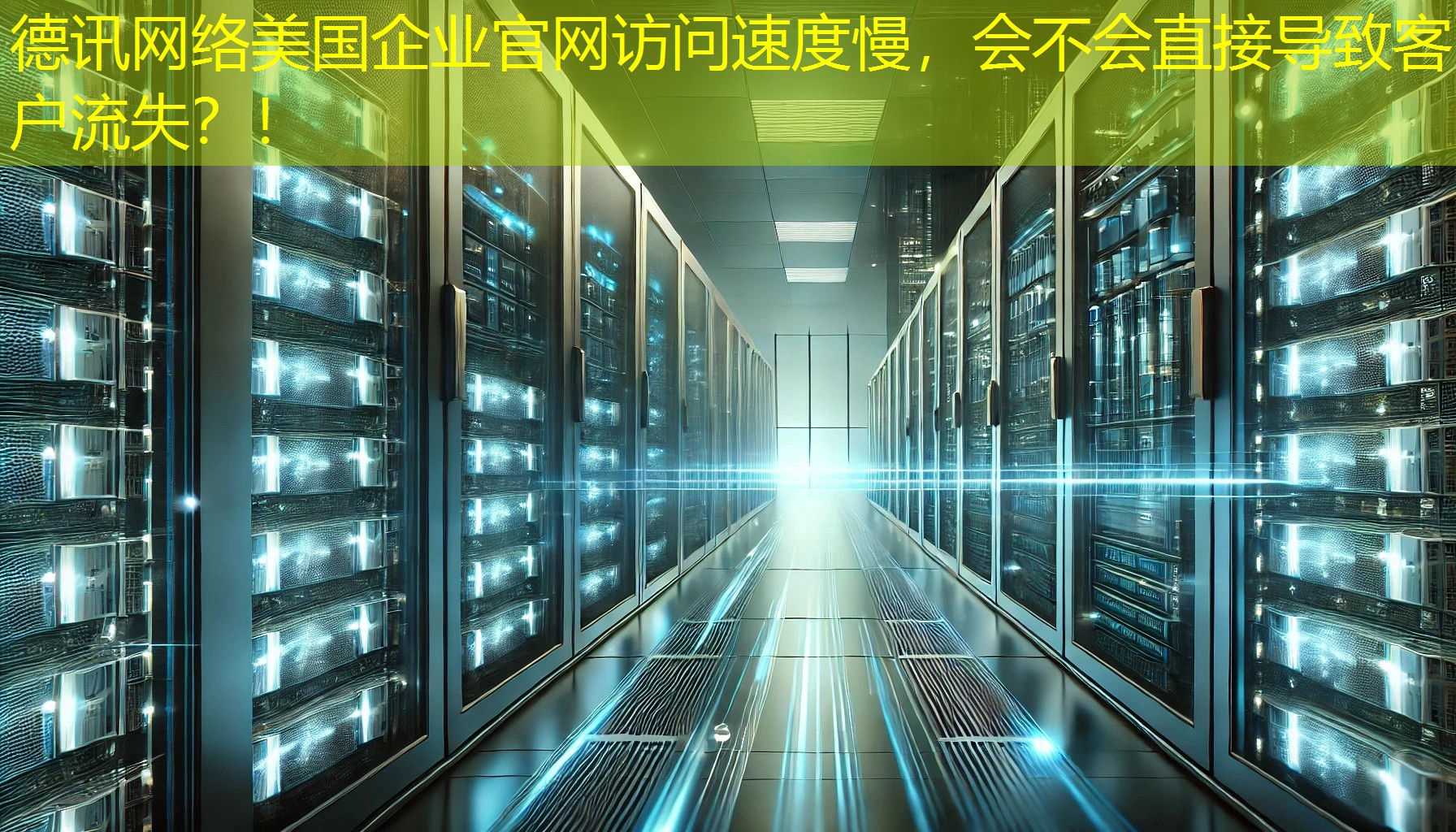 美国企业官网访问速度慢，会不会直接导致客户流失？！