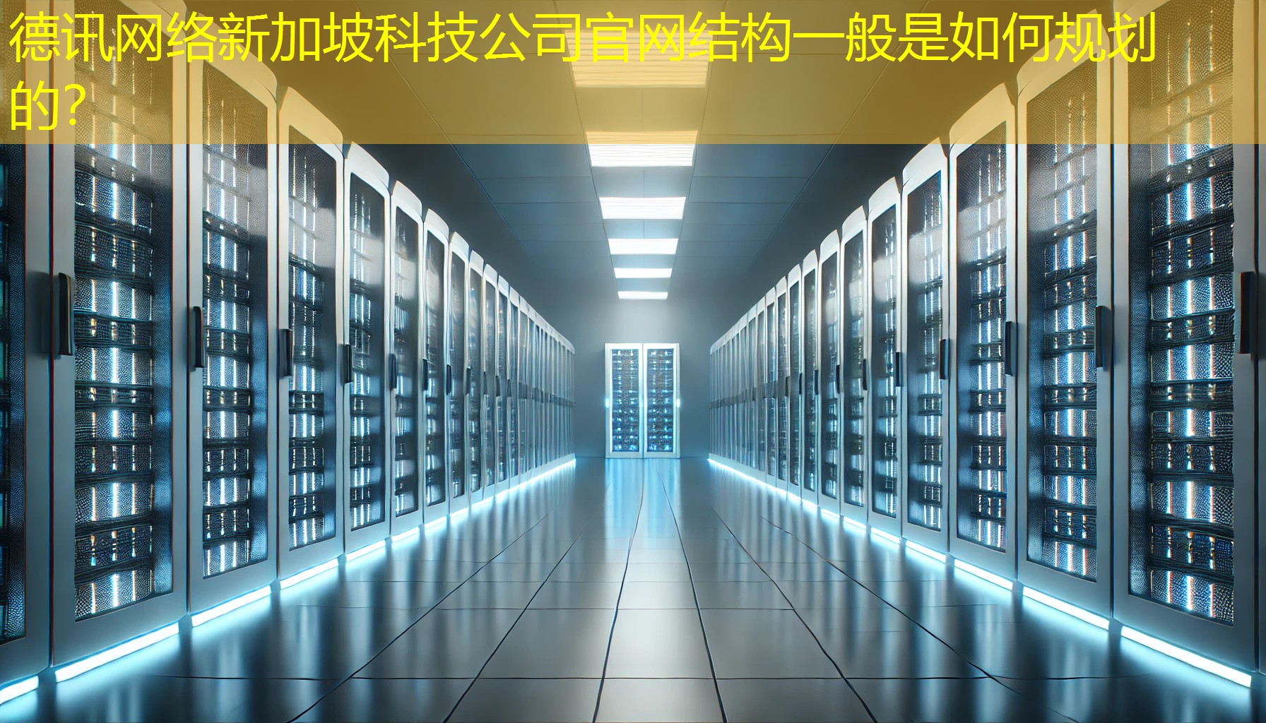 新加坡科技公司官网结构一般是如何规划的？