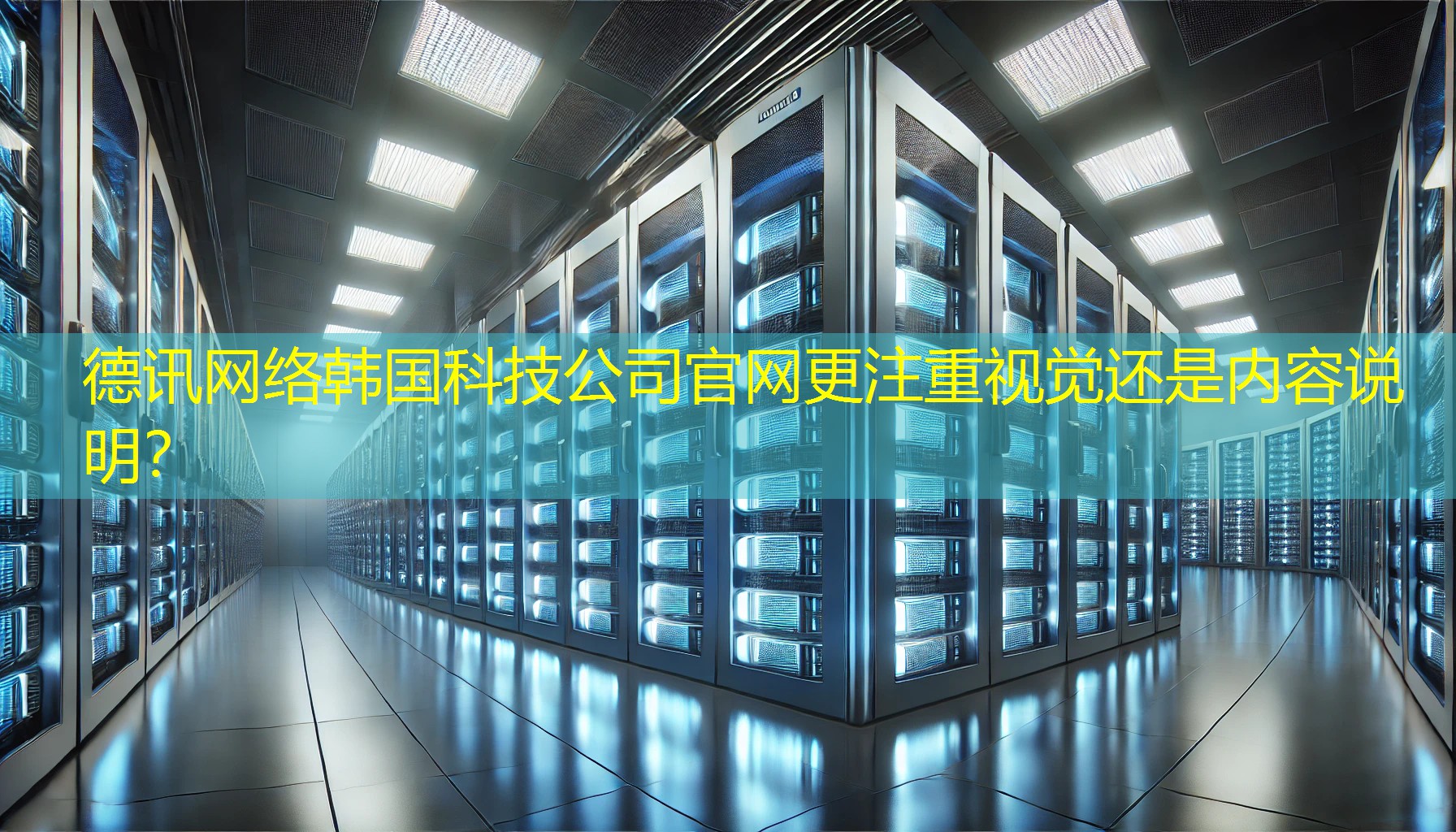 韩国科技公司官网更注重视觉还是内容说明？