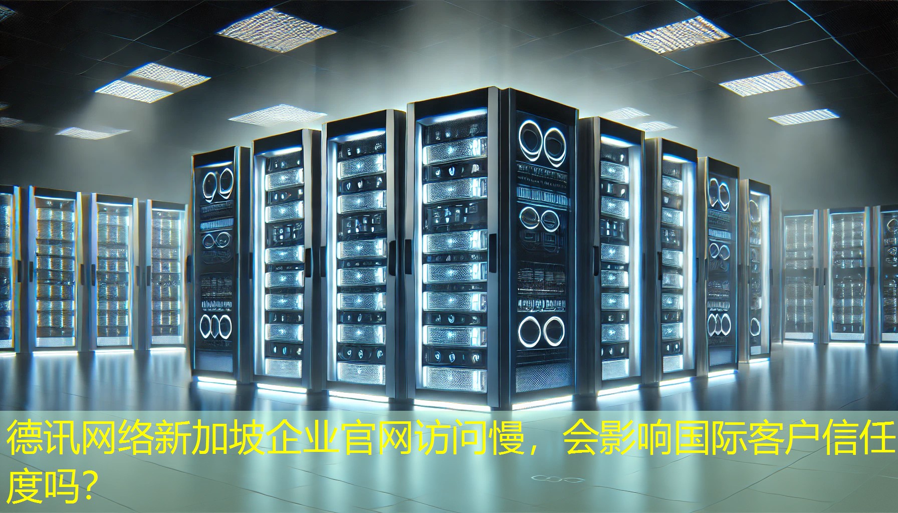 新加坡企业官网访问慢，会影响国际客户信任度吗？