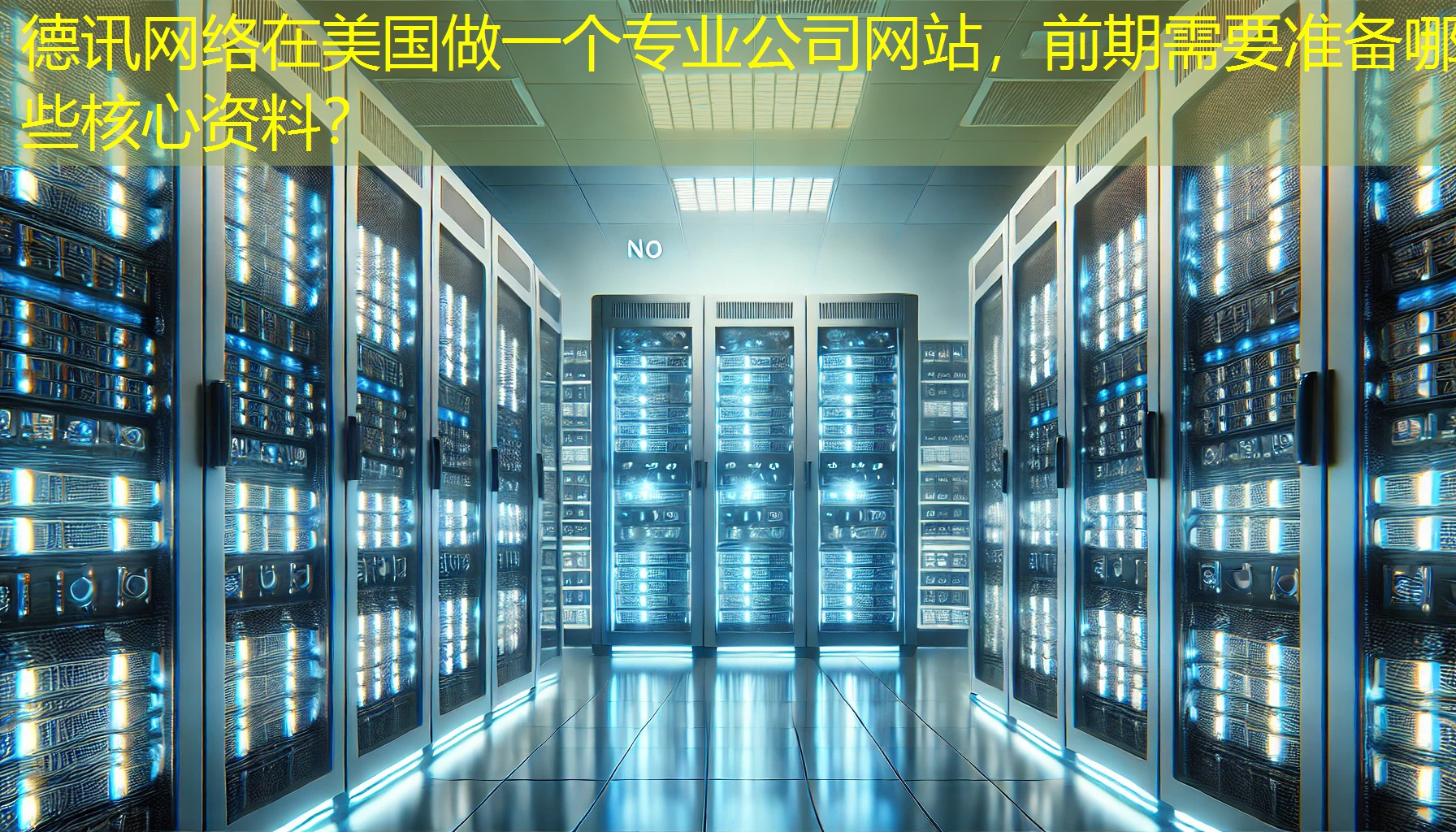 在美国做一个专业公司网站，前期需要准备哪些核心资料？