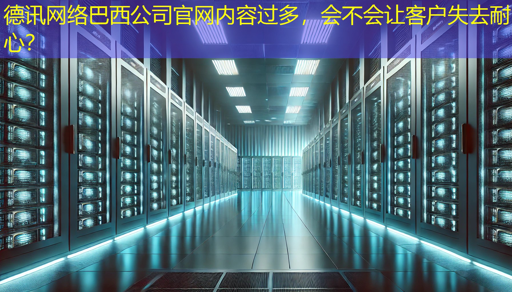 巴西公司官网内容过多，会不会让客户失去耐心？