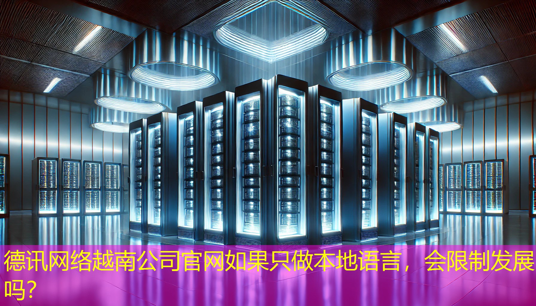 越南公司官网如果只做本地语言，会限制发展吗？