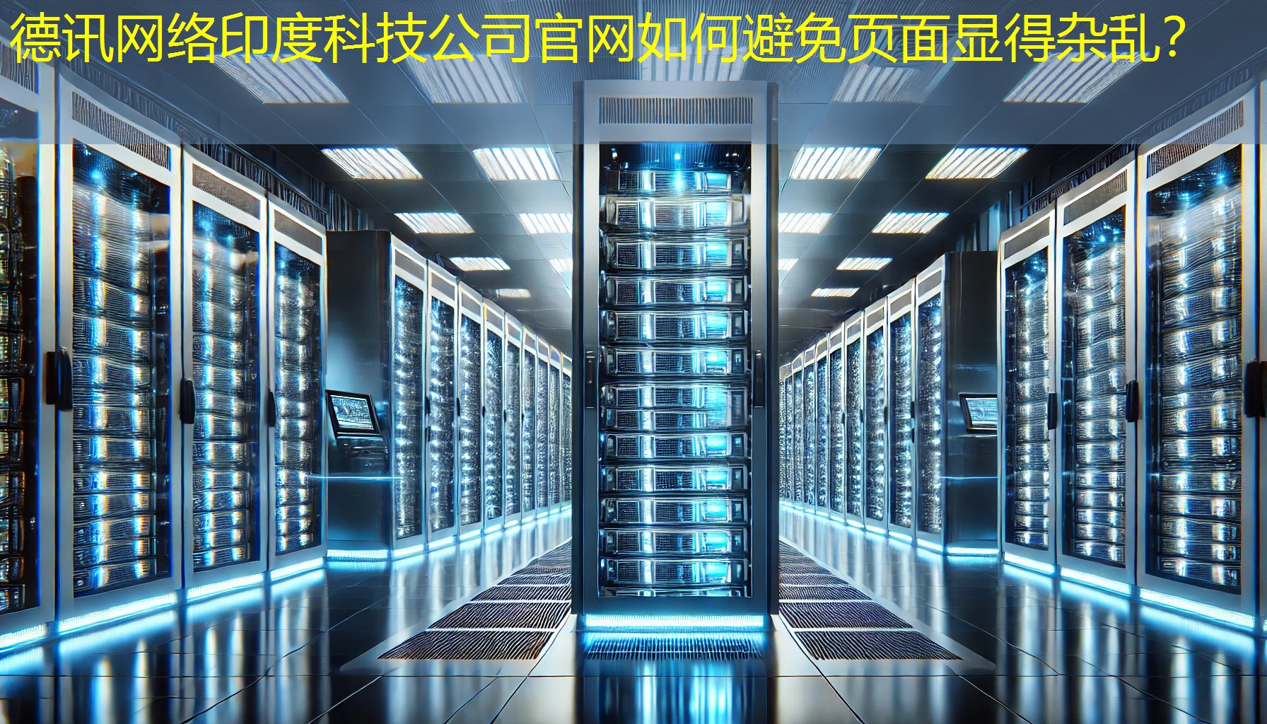 印度科技公司官网如何避免页面显得杂乱？