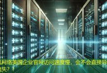 美国企业官网访问速度慢，会不会直接导致客户流失？！-海外网站建设