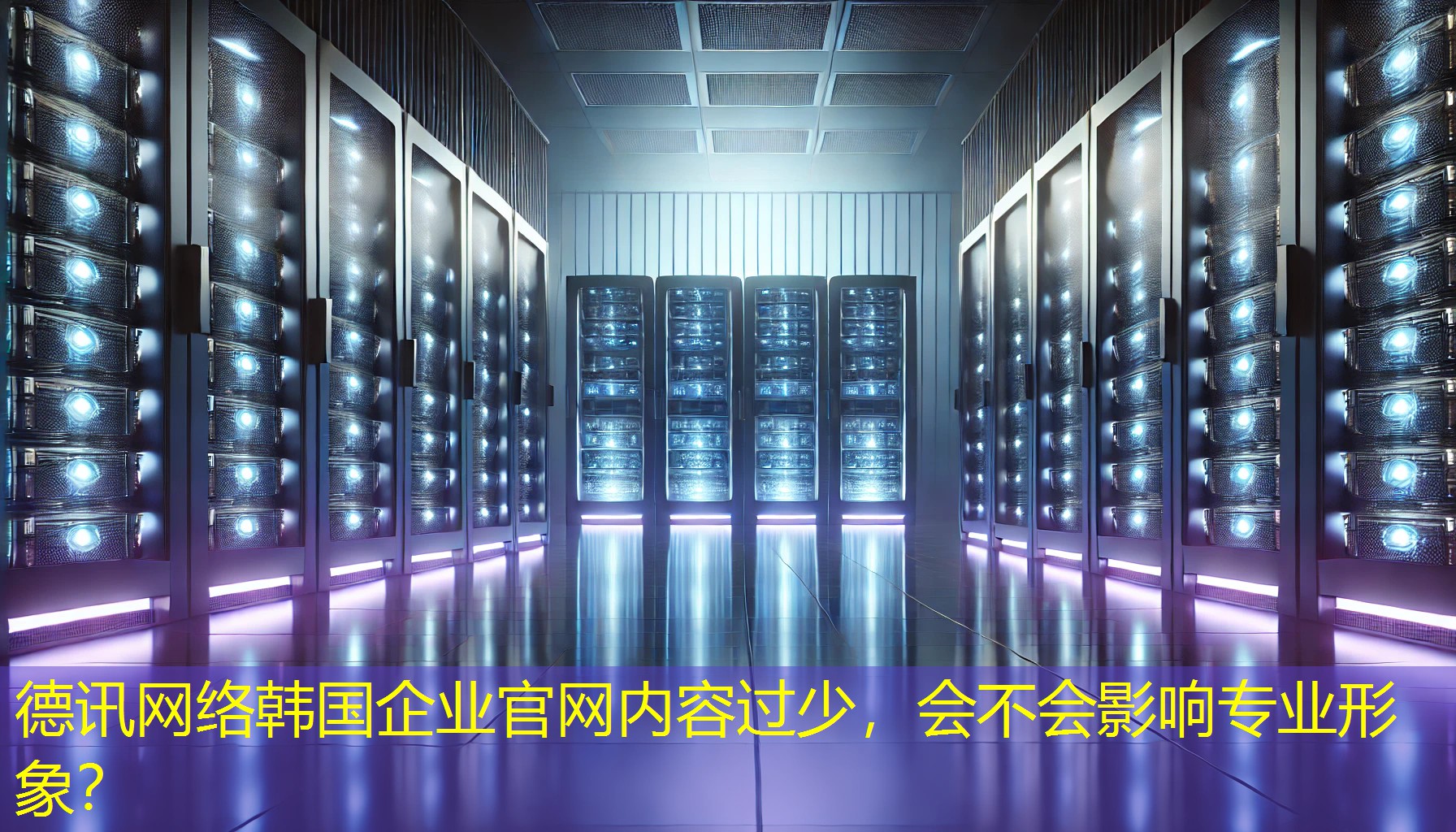 韩国企业官网内容过少，会不会影响专业形象？