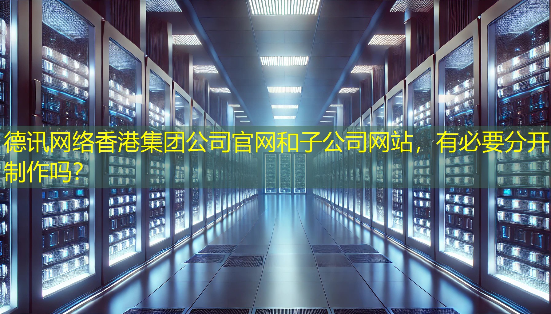 香港集团公司官网和子公司网站，有必要分开制作吗？