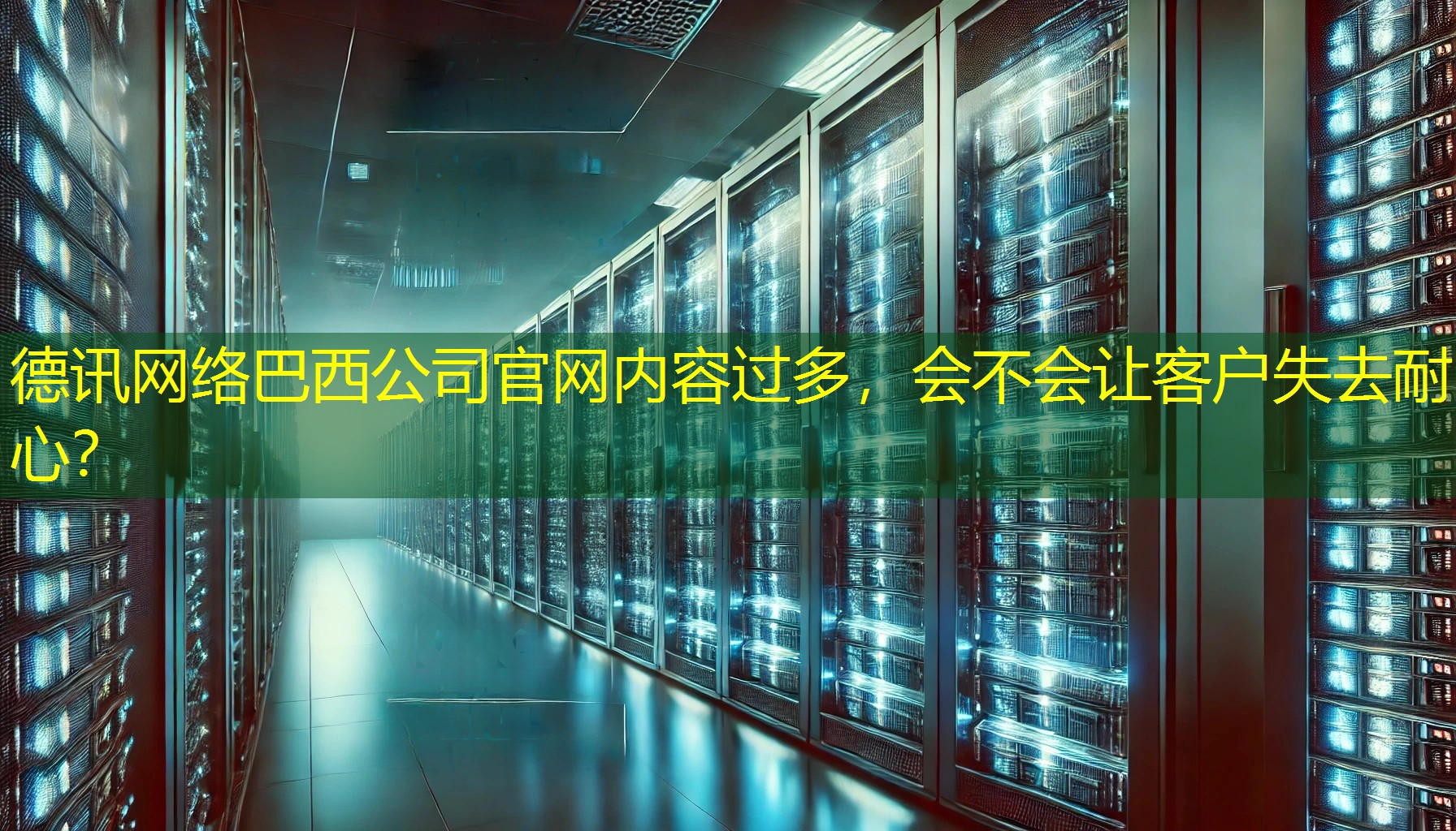 巴西公司官网内容过多，会不会让客户失去耐心？