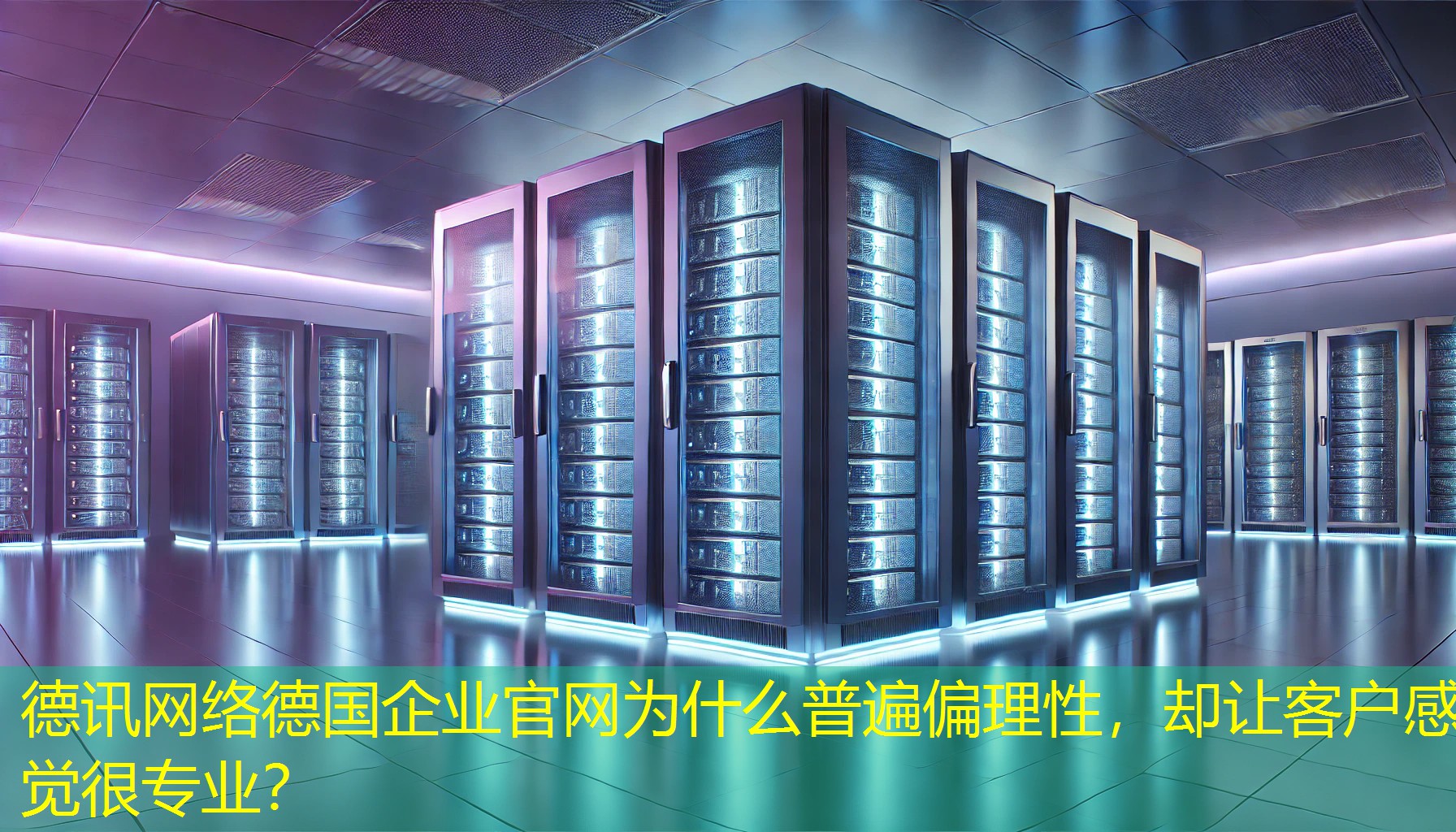德国企业官网为什么普遍偏理性，却让客户感觉很专业？
