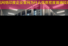 印度企业官网为什么信息密度普遍较高?-海外网站建设