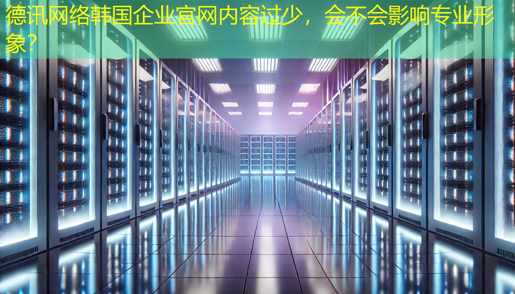 韩国企业官网内容过少，会不会影响专业形象？