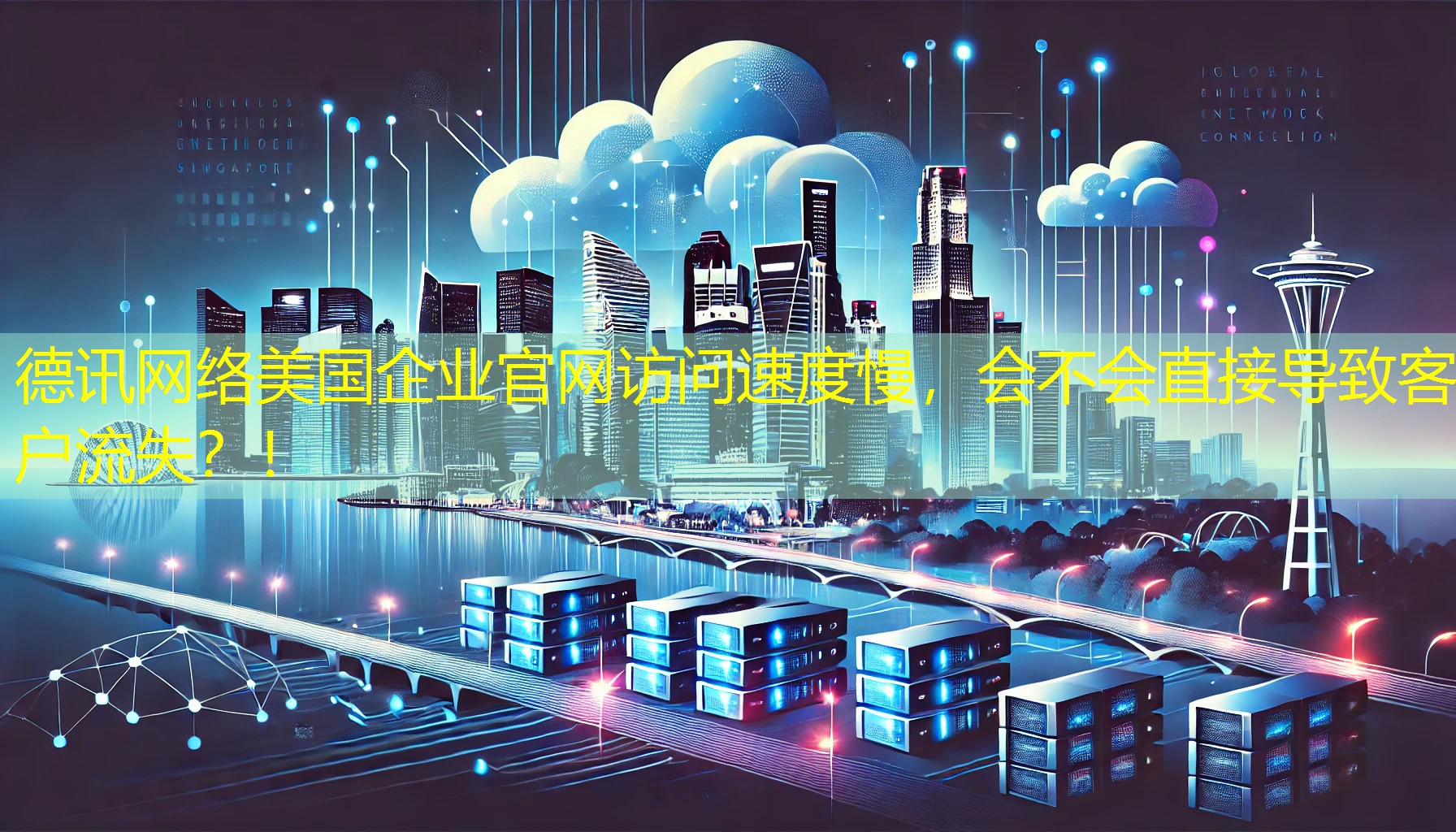 美国企业官网访问速度慢，会不会直接导致客户流失？！