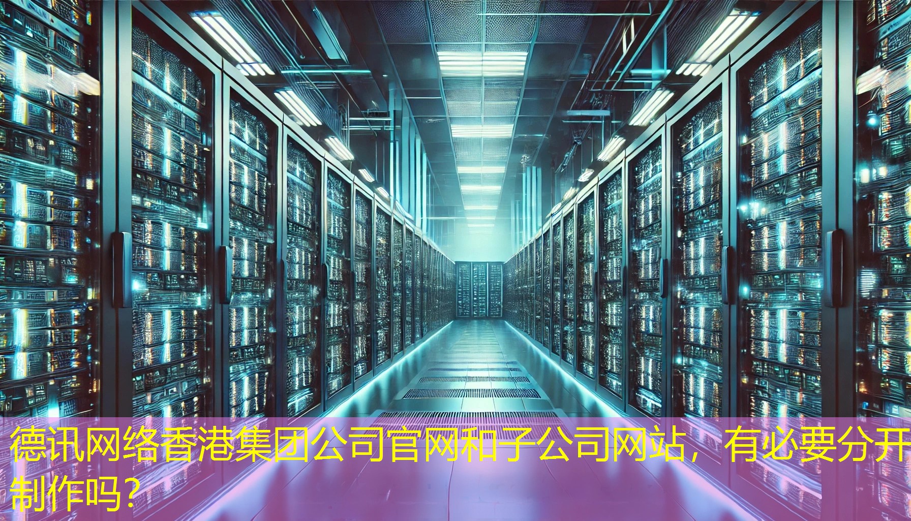 香港集团公司官网和子公司网站，有必要分开制作吗？
