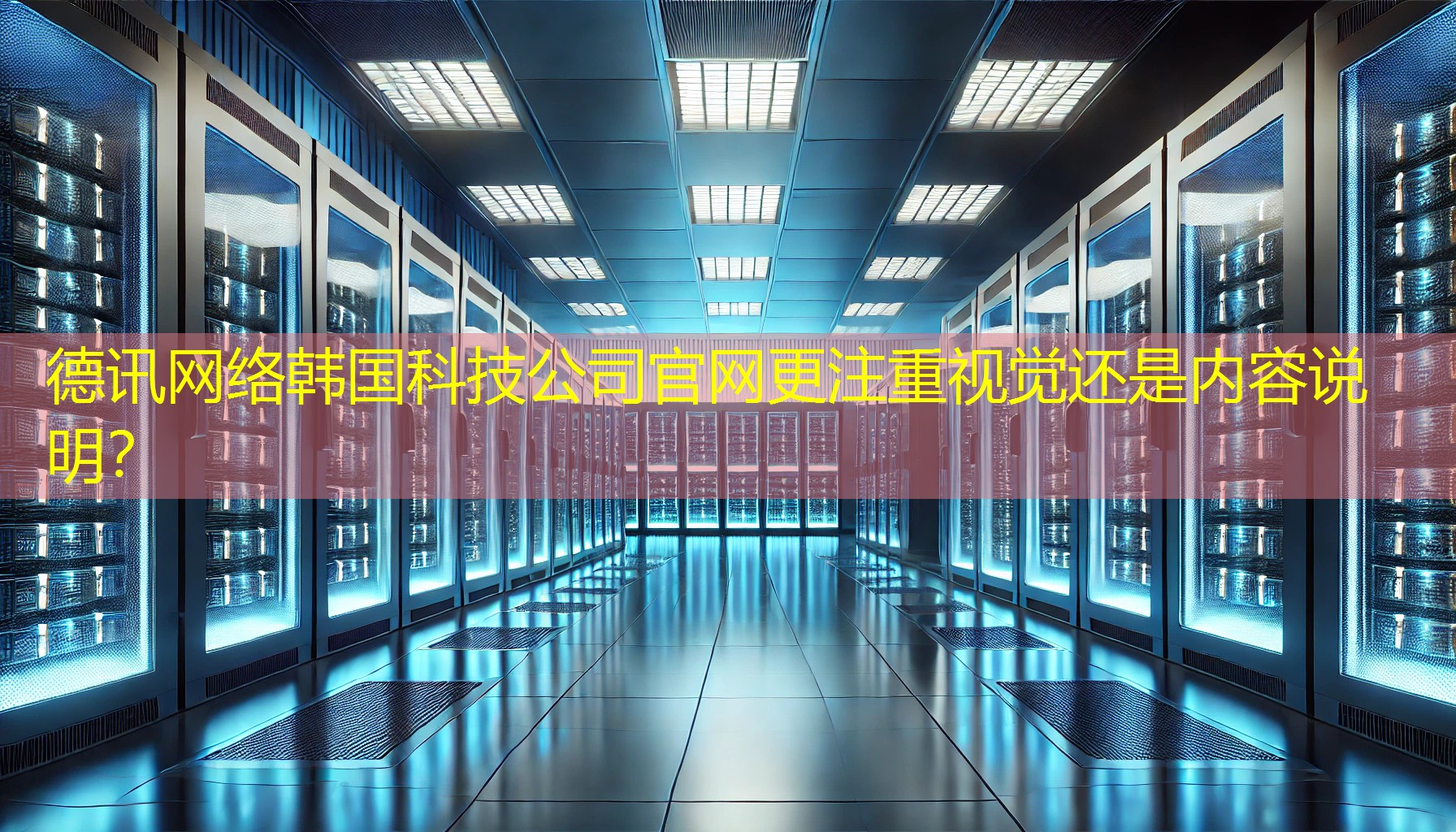 韩国科技公司官网更注重视觉还是内容说明？