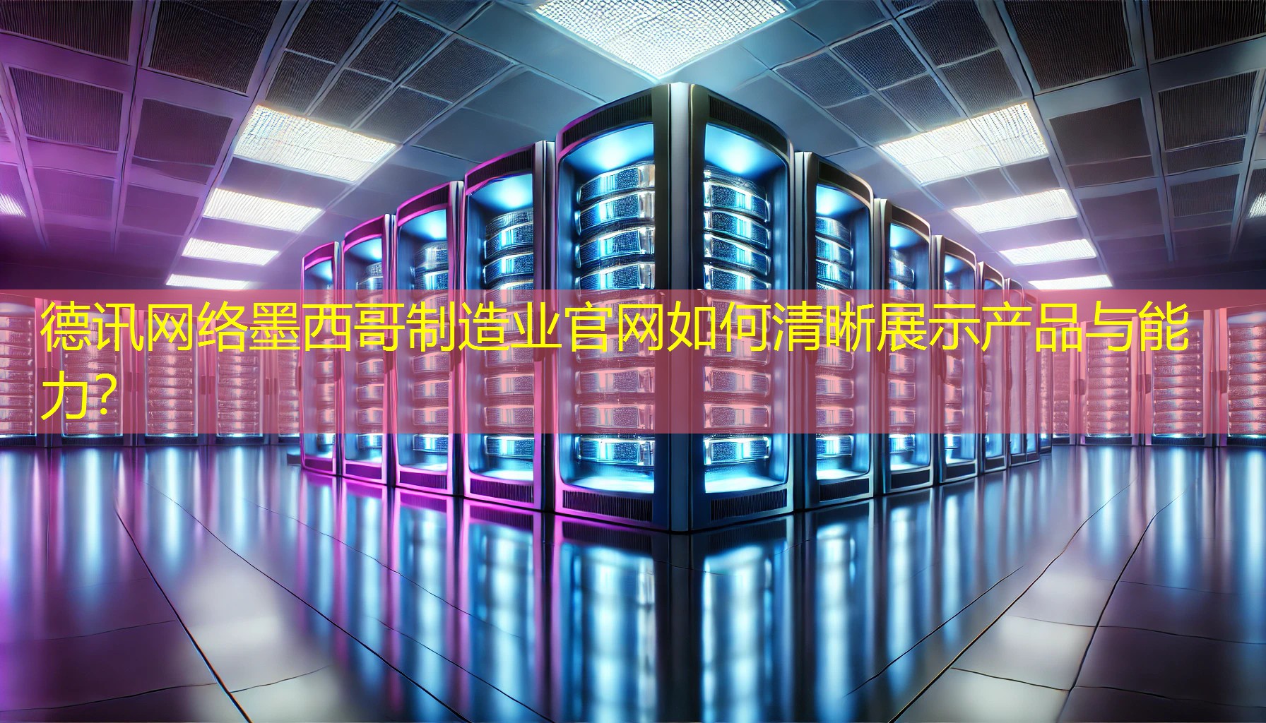 墨西哥制造业官网如何清晰展示产品与能力？