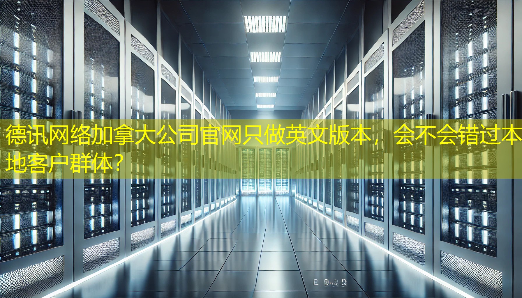 加拿大公司官网只做英文版本，会不会错过本地客户群体？