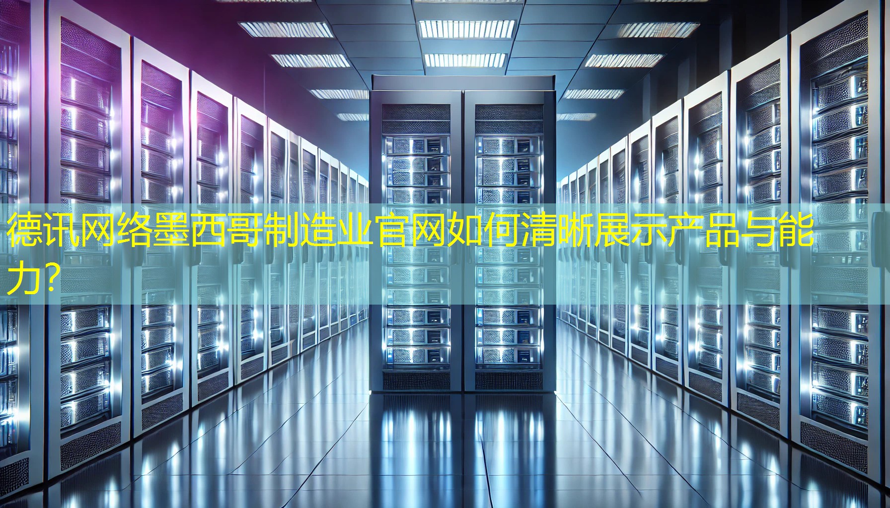 墨西哥制造业官网如何清晰展示产品与能力？