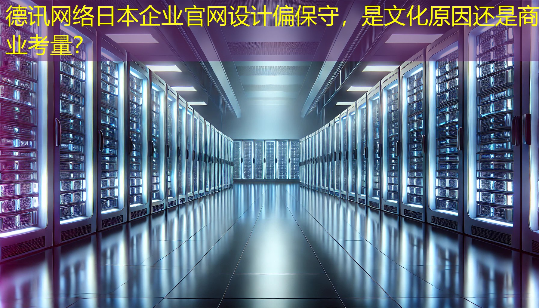 日本企业官网设计偏保守，是文化原因还是商业考量？