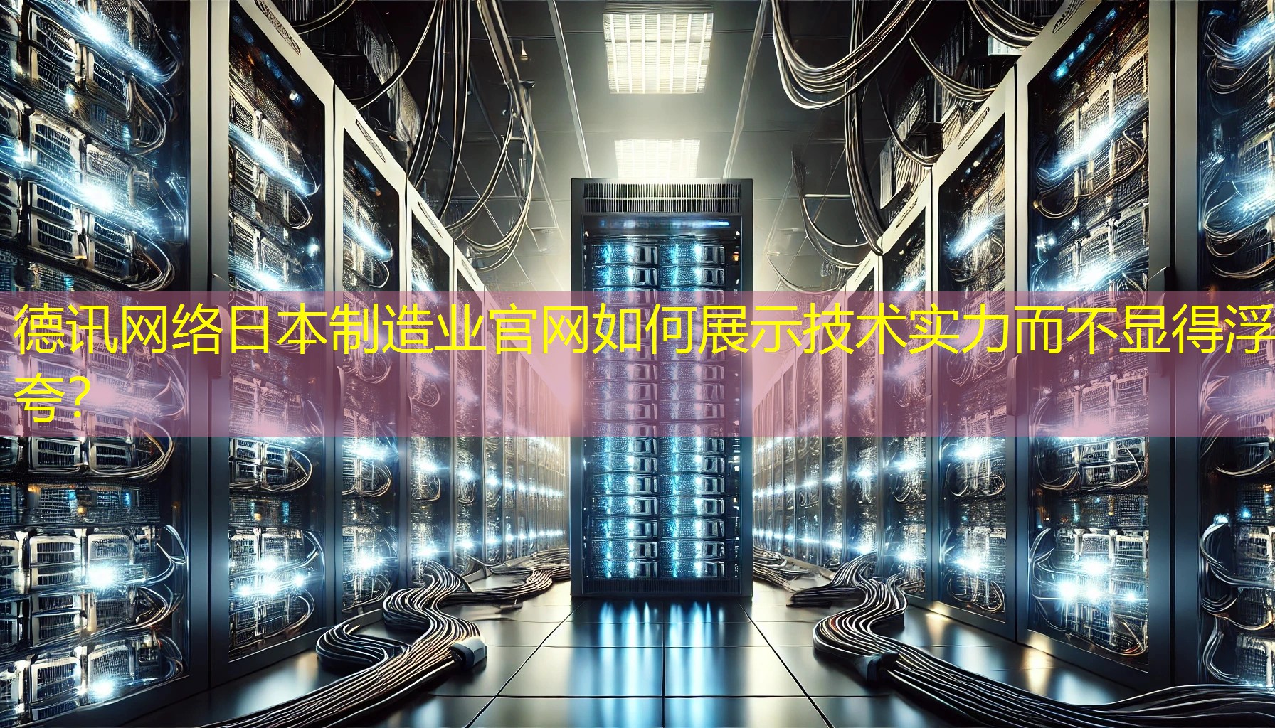 日本制造业官网如何展示技术实力而不显得浮夸? 日本制造业官网如何展示技术实力而不显得浮夸?