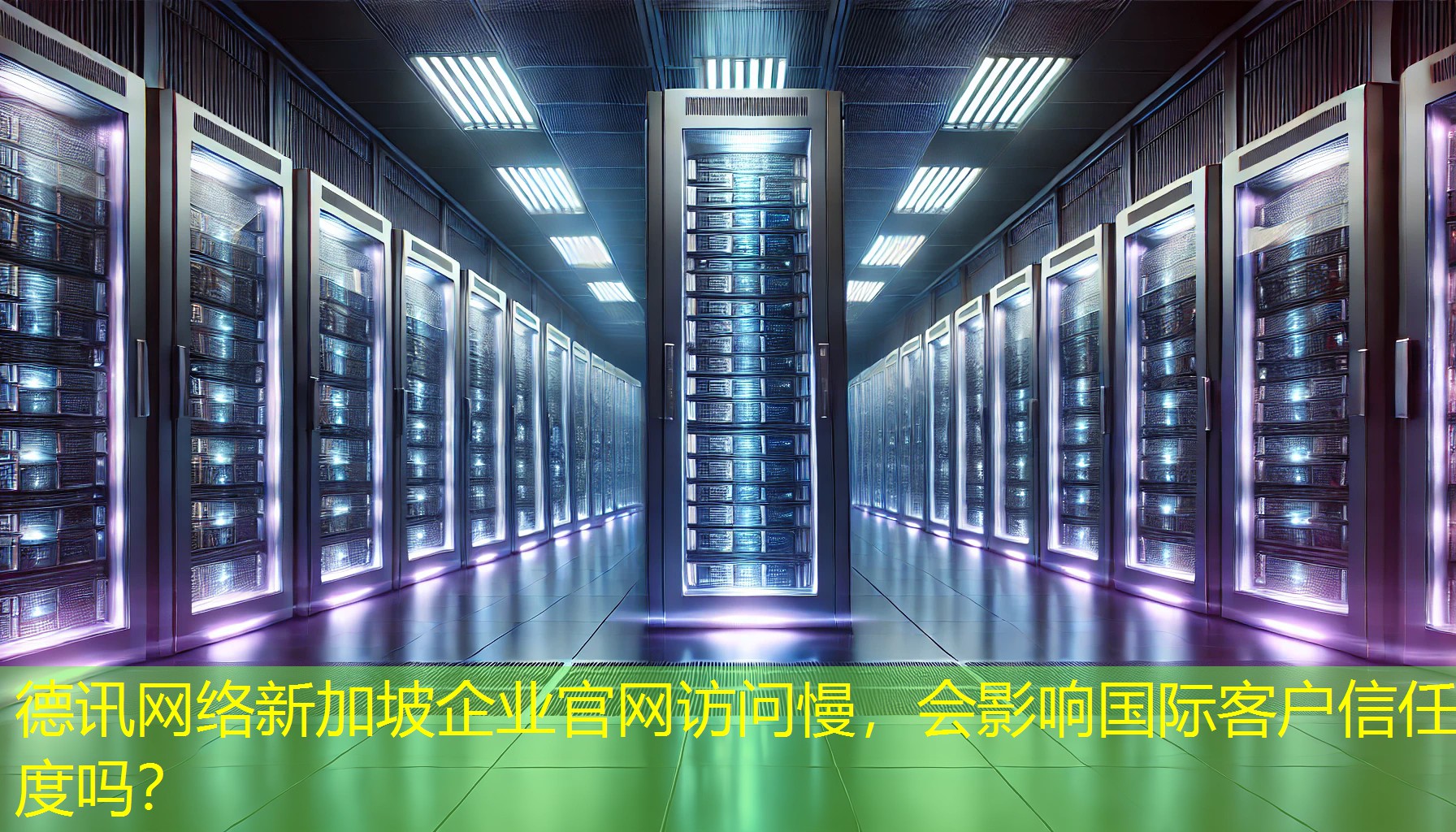 新加坡企业官网访问慢，会影响国际客户信任度吗？
