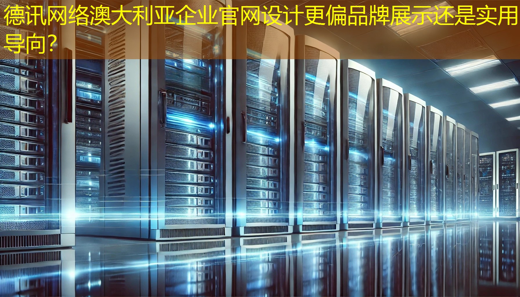 澳大利亚企业官网设计更偏品牌展示还是实用导向？