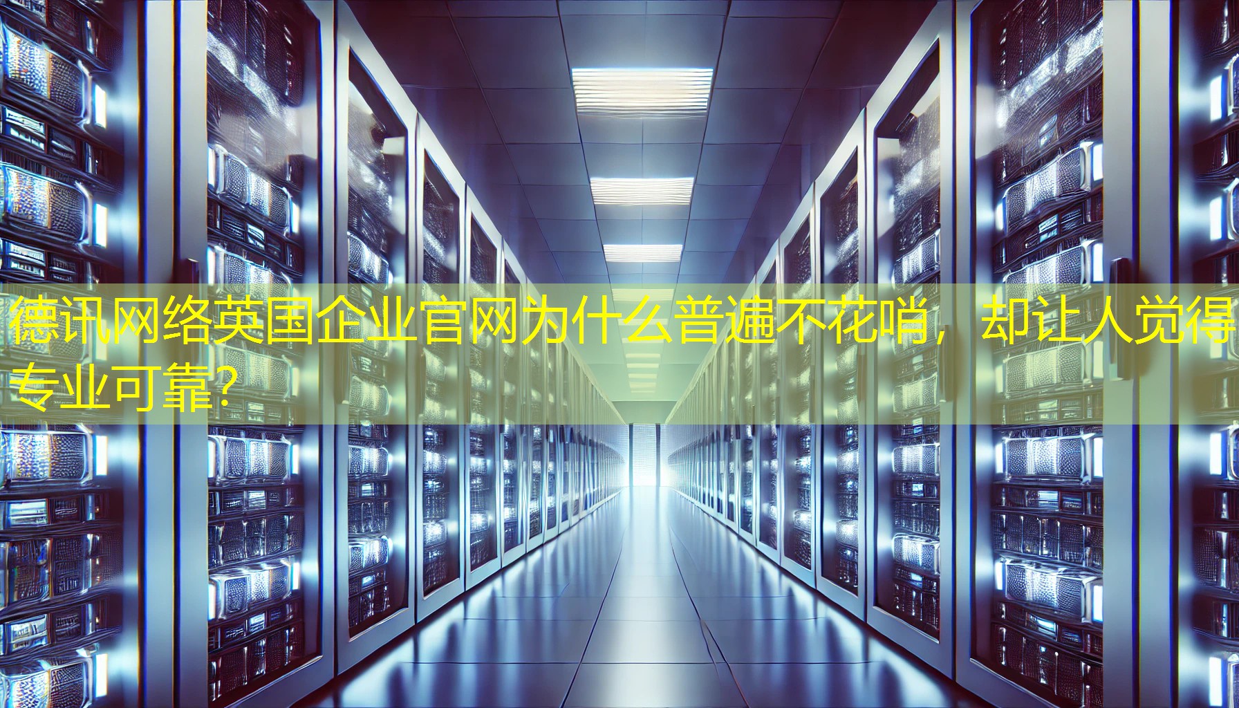 英国企业官网为什么普遍不花哨，却让人觉得专业可靠？