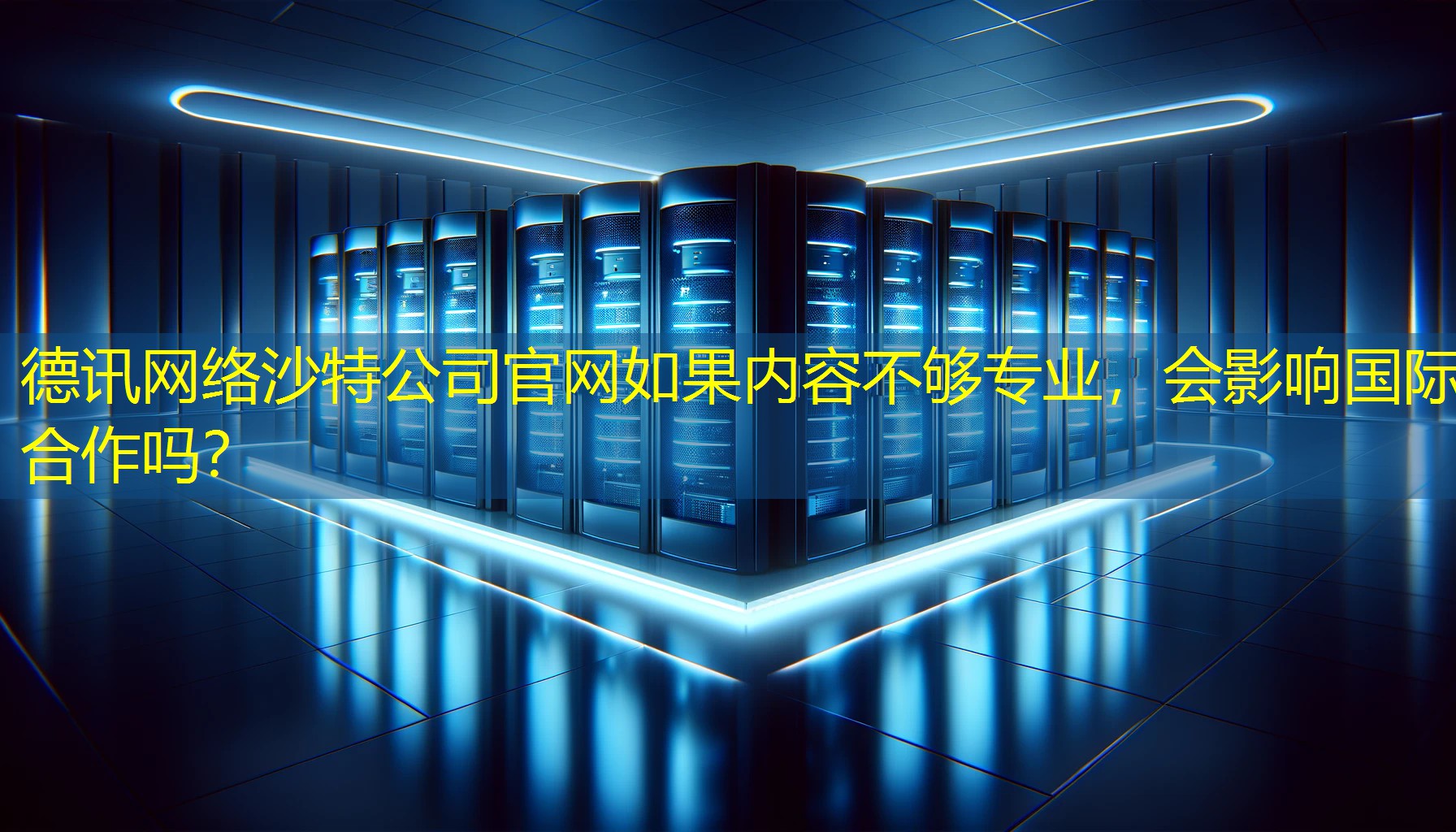 沙特公司官网如果内容不够专业，会影响国际合作吗？